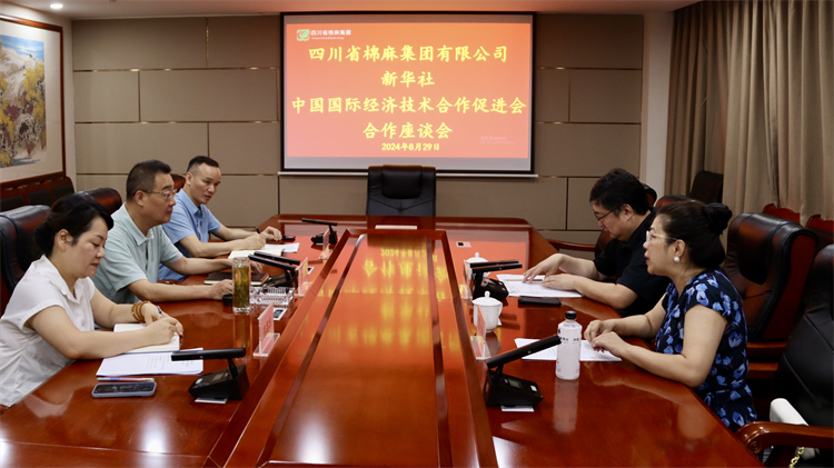 集团公司召开与新华社、中国国际经济技术合作促进会合作座谈会